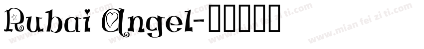 Rubai Angel字体转换